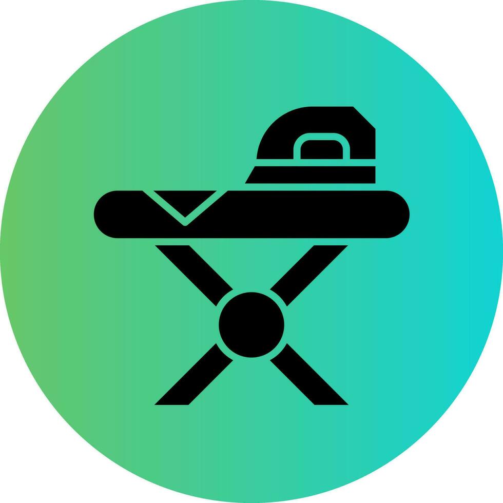 Iron Table Vector Icon Design