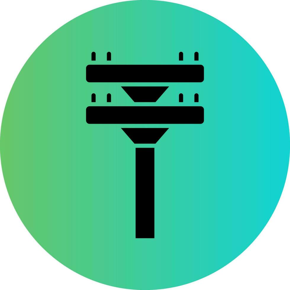 Electric Pole Vector Icon Design