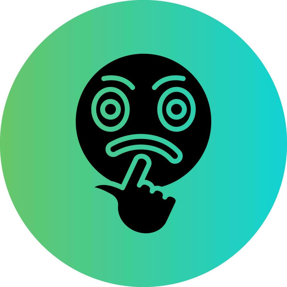 diseño de icono de vector confuso