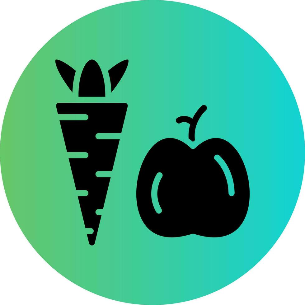 Healthy Food Vector Icon Design