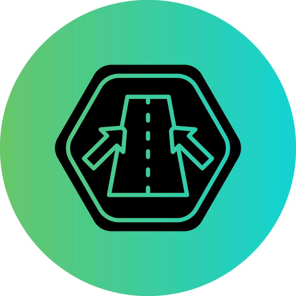 Keep In Lane Vector Icon Design