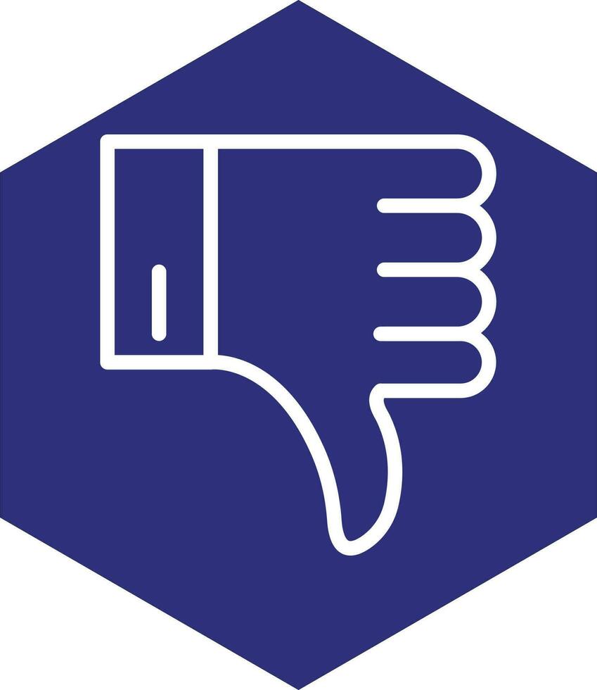 Dislike Vector Icon Design