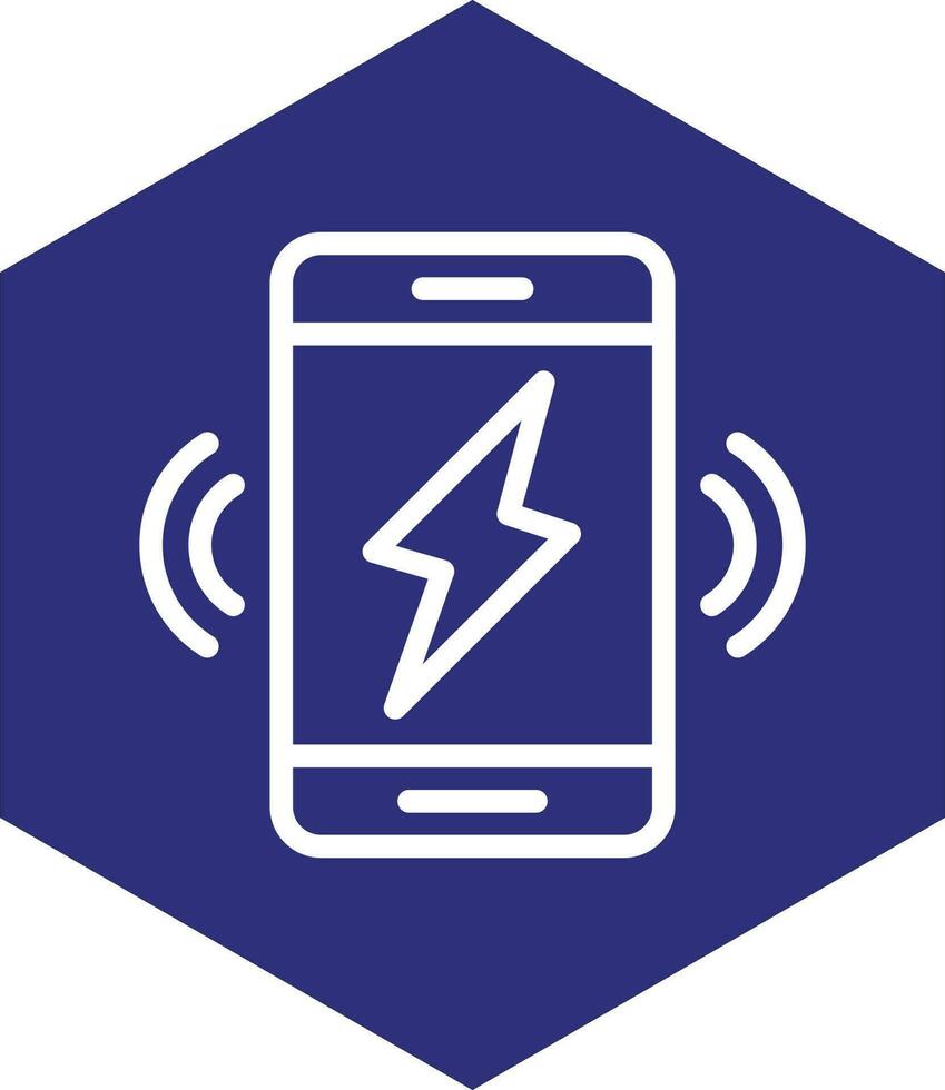 Wireless Charging Vector Icon Design