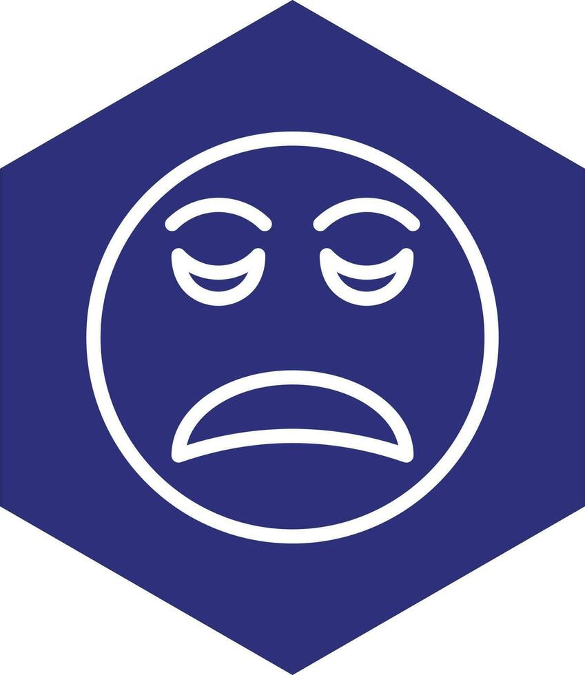 Disappointed Vector Icon Design