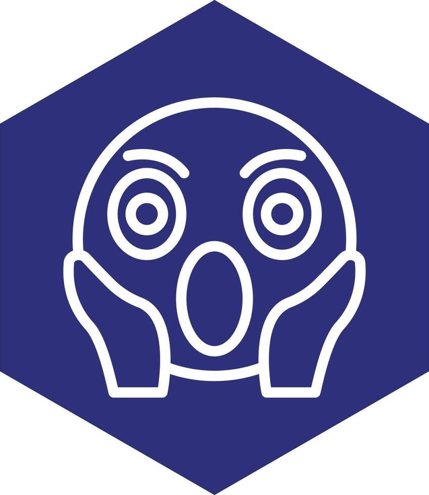 Yelling Vector Icon Design