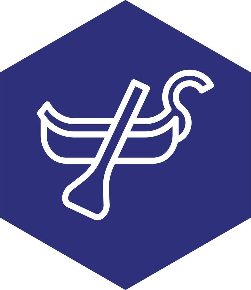 Gondola Vector Icon Design