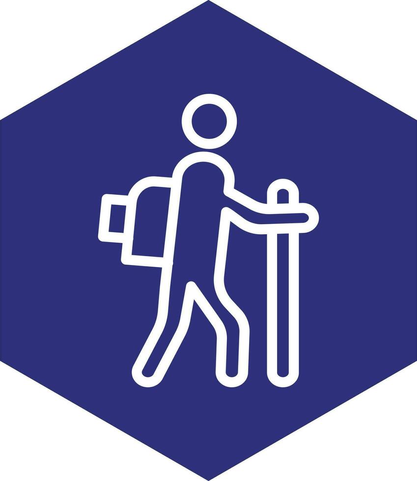 Tourist Vector Icon Design