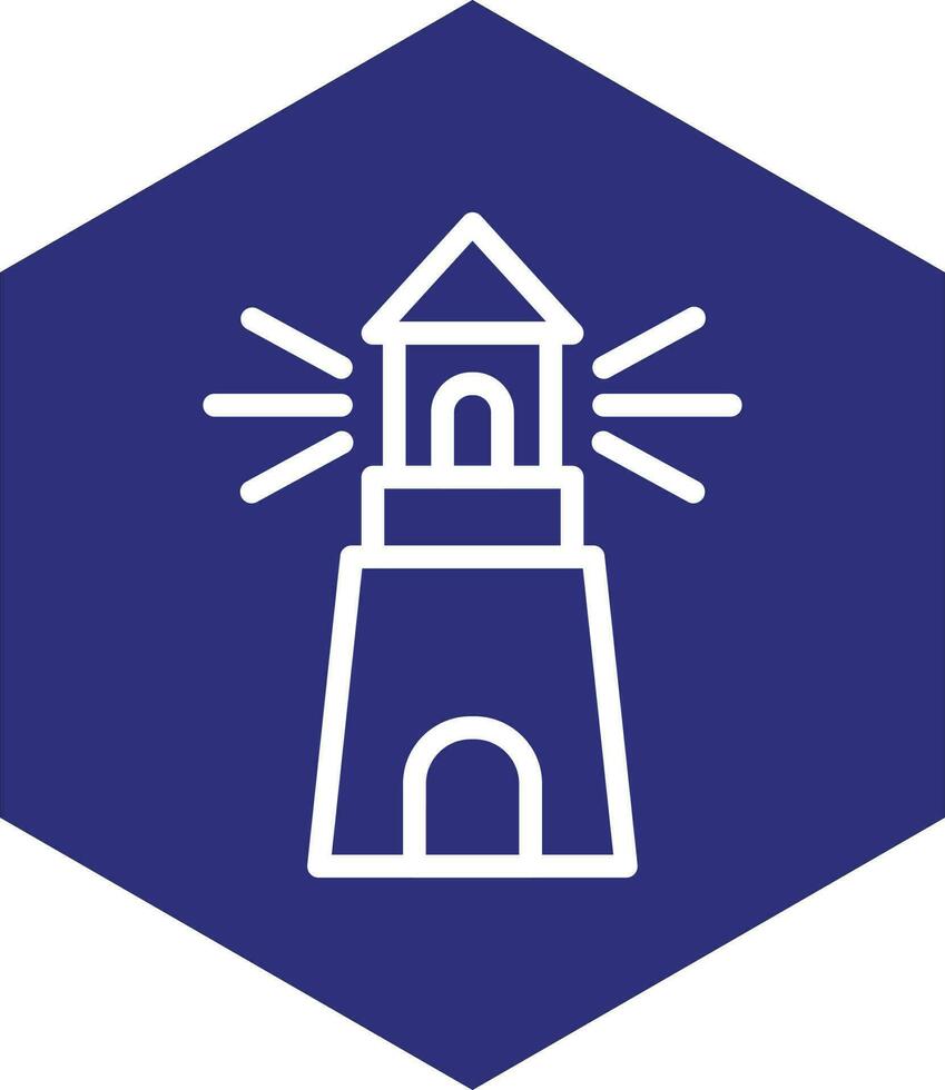 diseño de icono de vector de faro