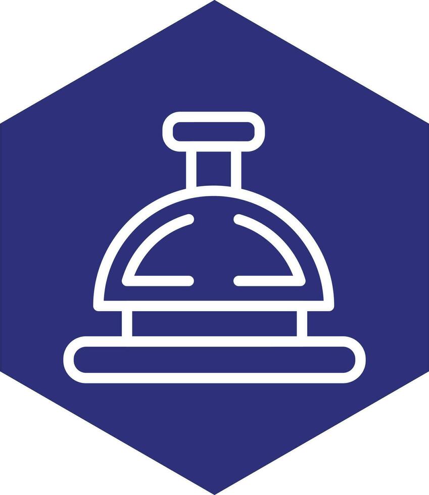 Reception Bell Vector Icon Design