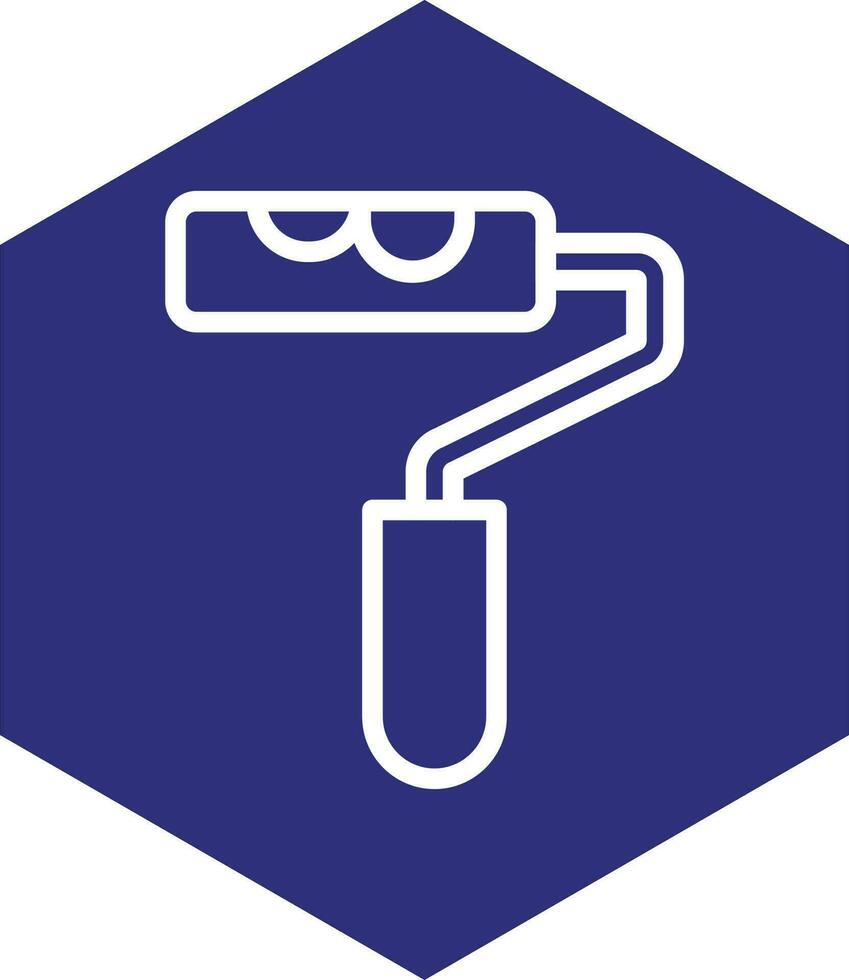 Paint Roller Vector Icon Design