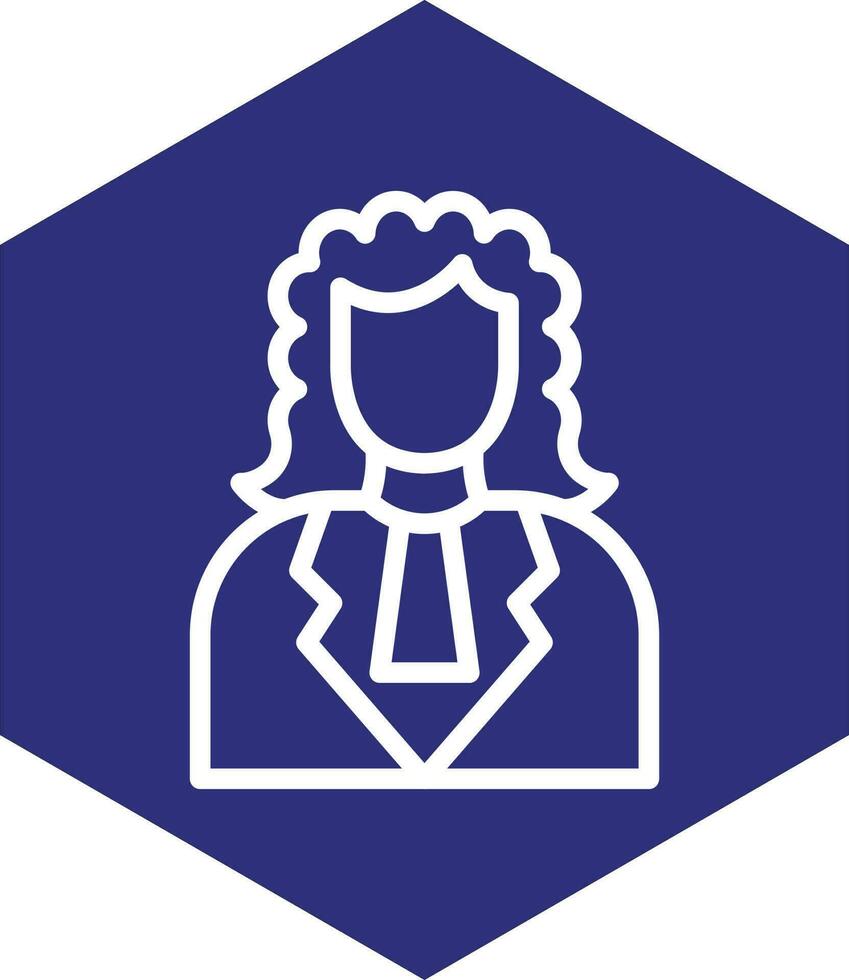 Judge Vector Icon Design