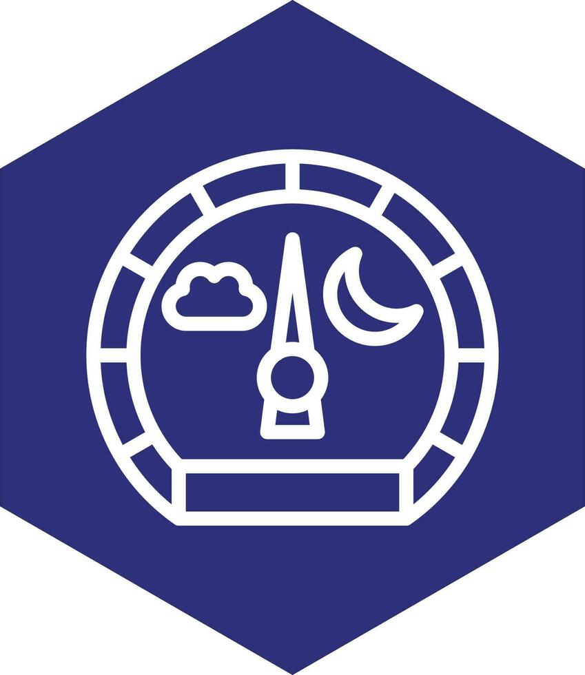 Barometer Vector Icon Design