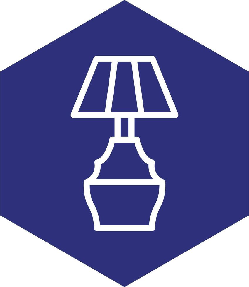 Lamp Vector Icon Design