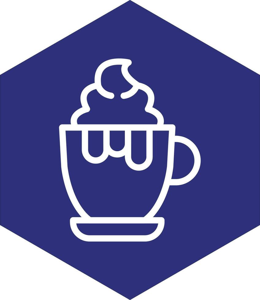 Hot Chocolate Vector Icon Design