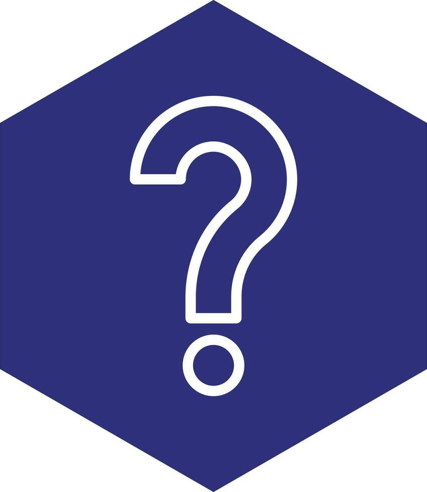 Question Vector Icon Design