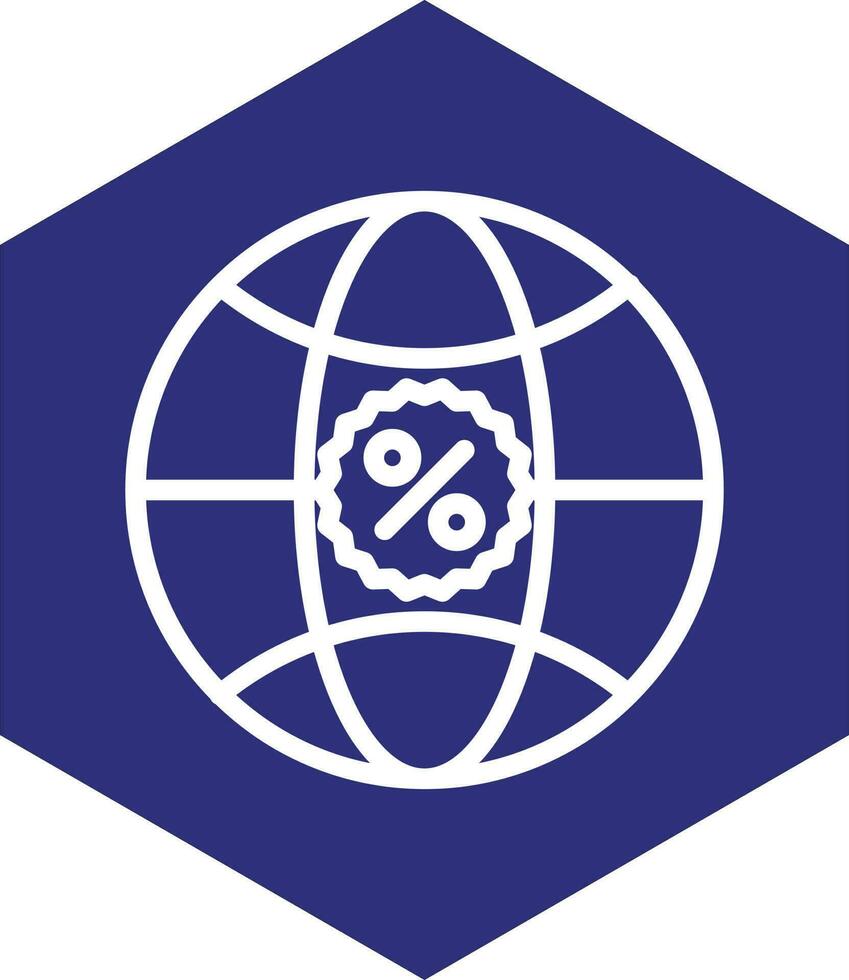 Worldwide Sale Vector Icon Design