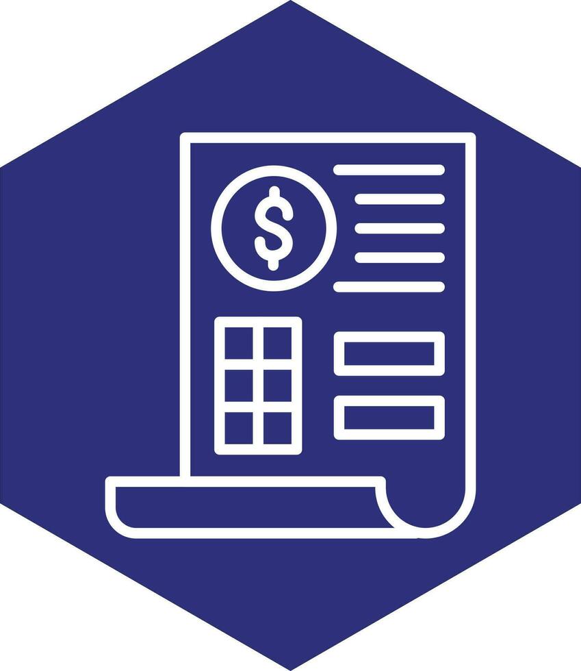 Invoice Vector Icon Design