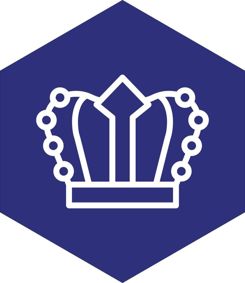 diseño de icono de vector de corona