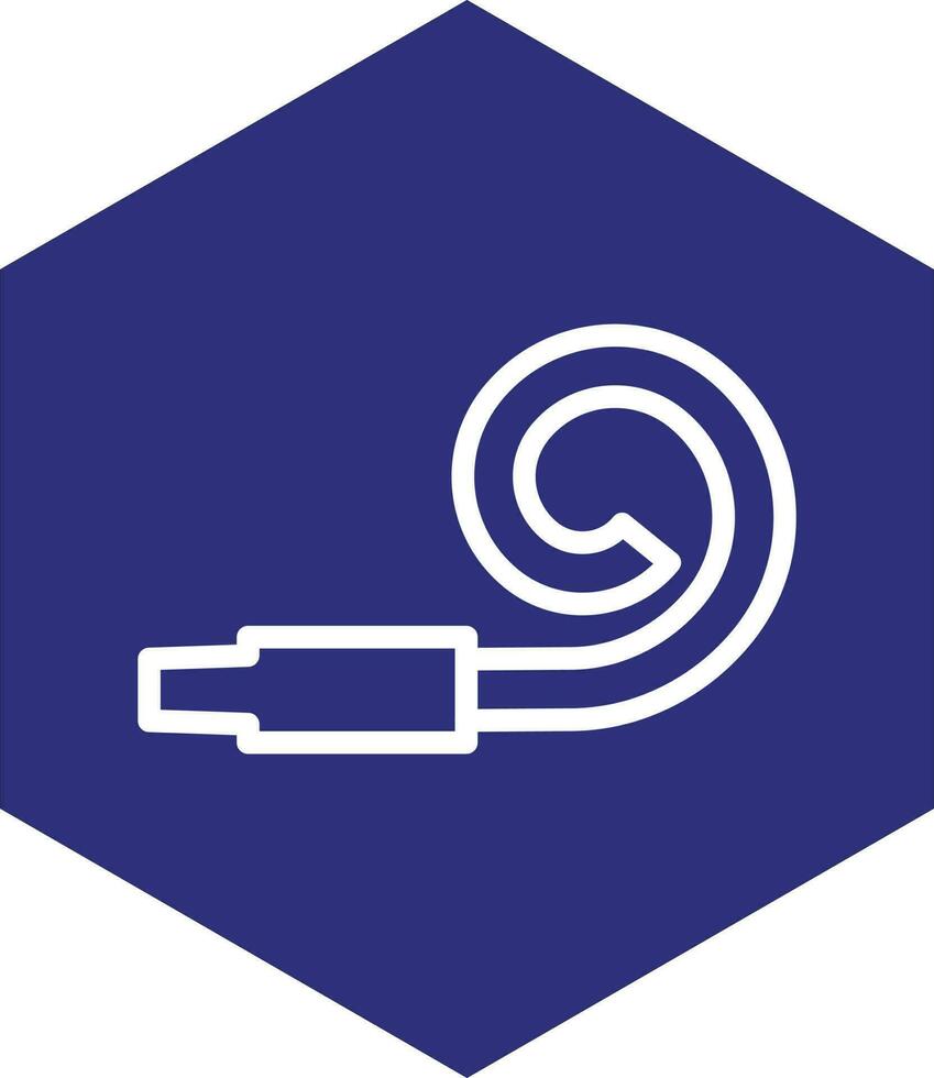 Party Blower Vector Icon Design