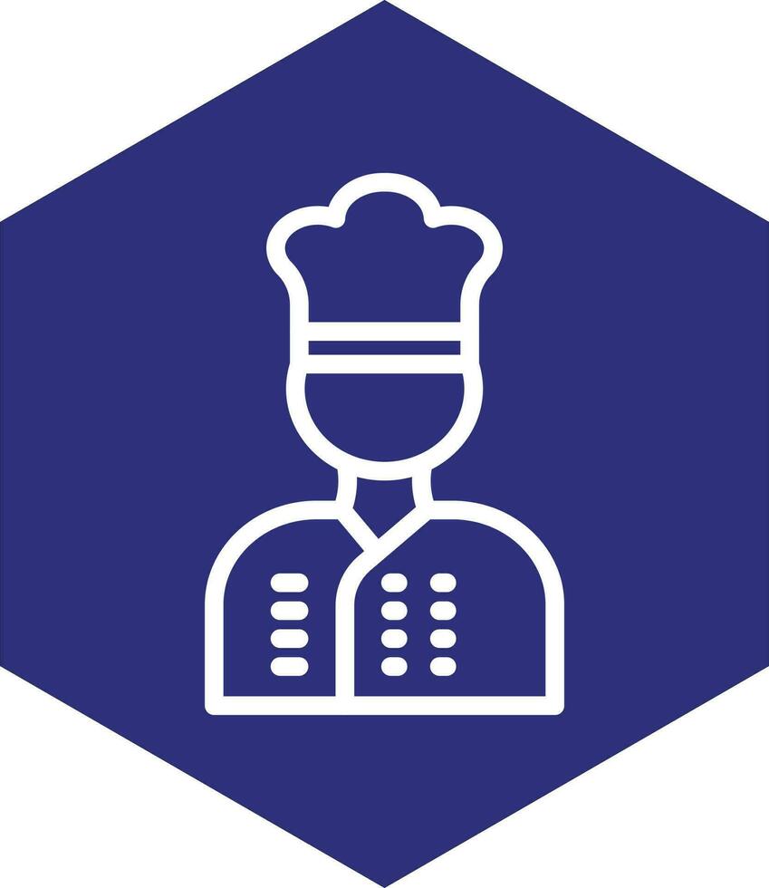 diseño de icono de vector de chef