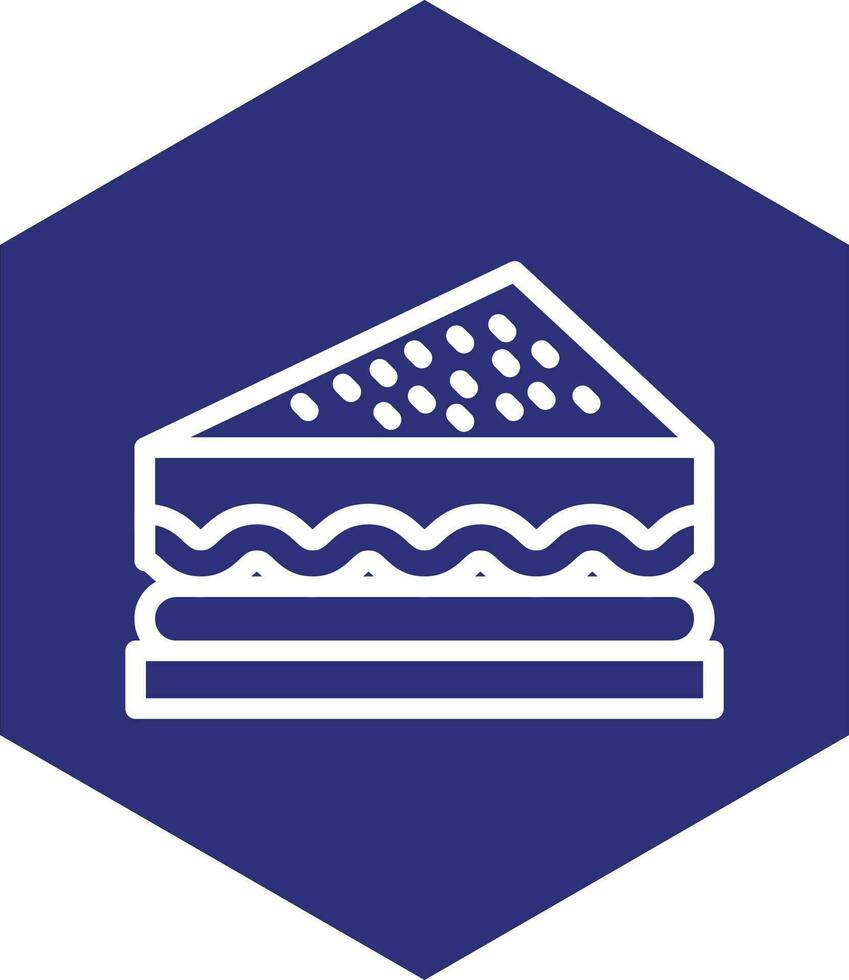 diseño de icono de vector de sándwich