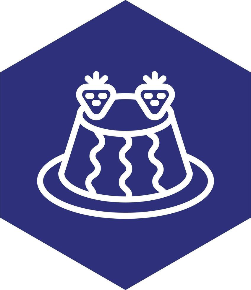 Pudding Vector Icon Design