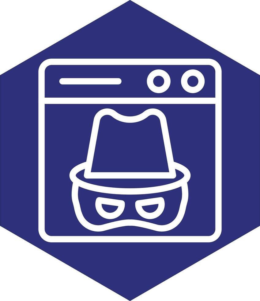 Dark Web Vector Icon Design
