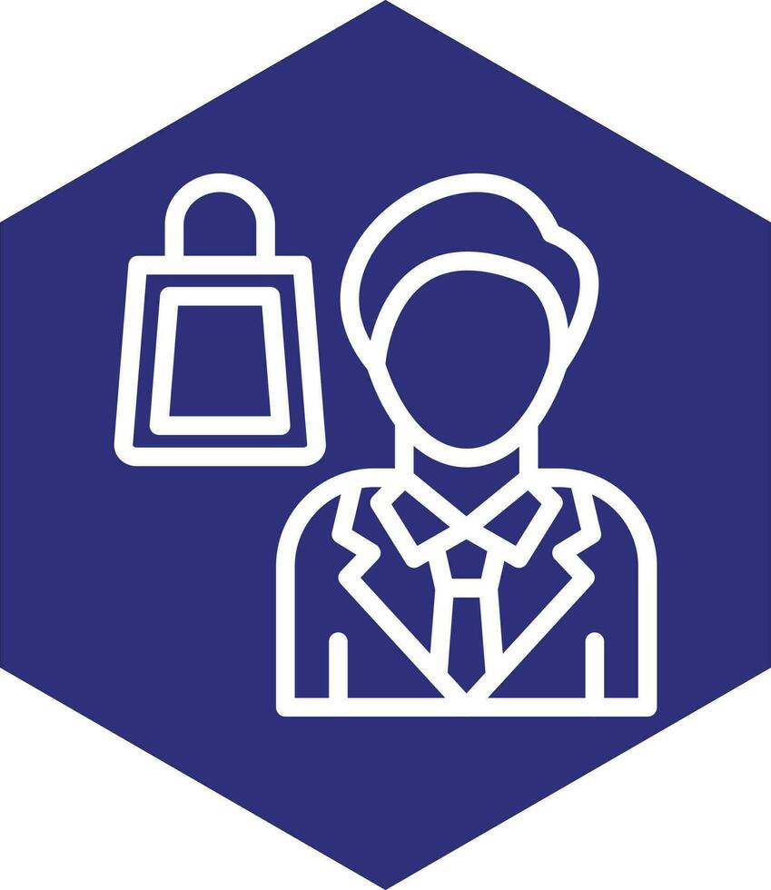 Customer Vector Icon Design