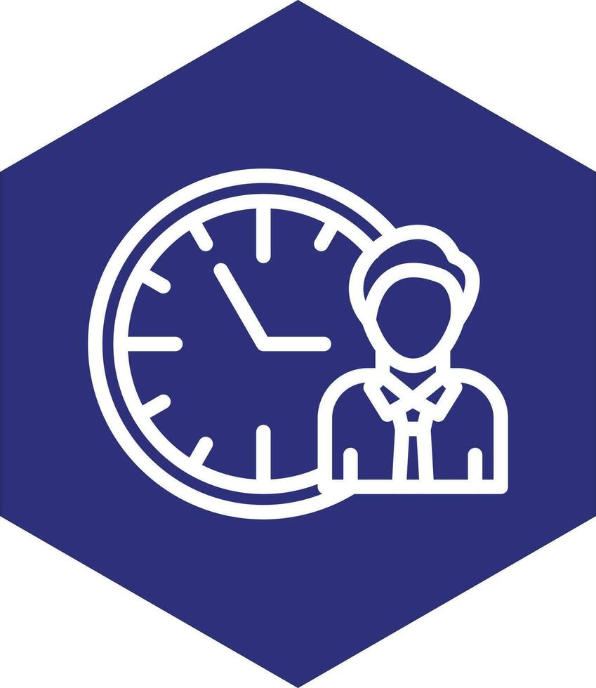 Working Hours Vector Icon Design