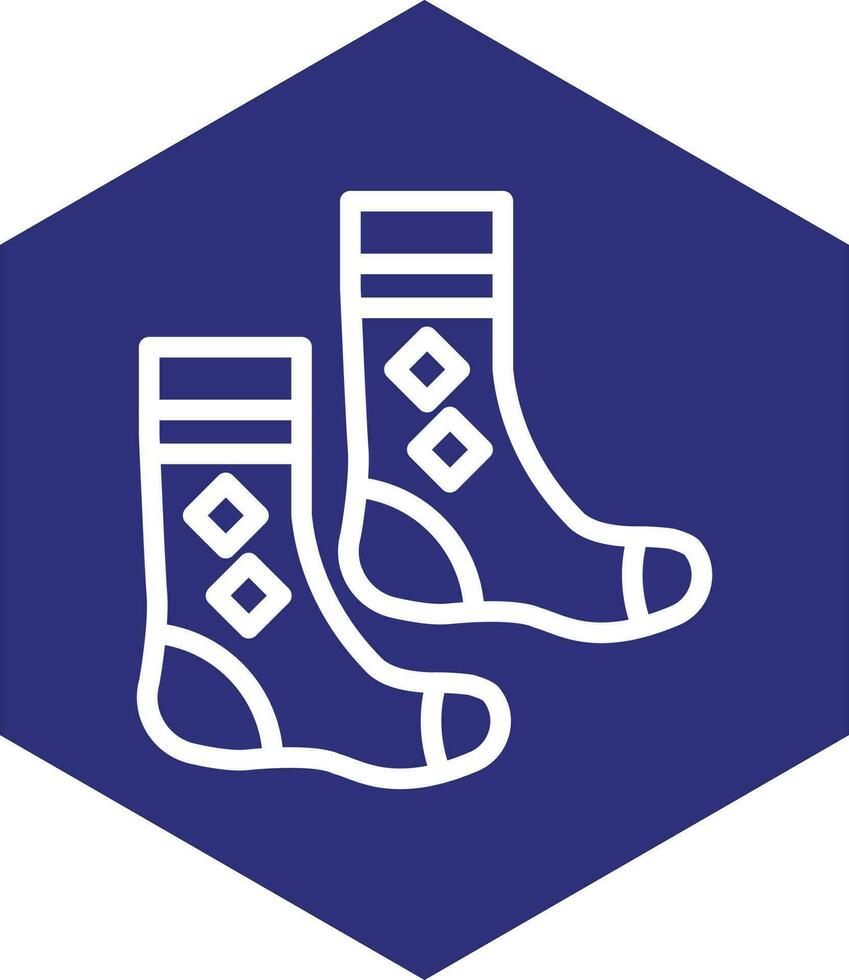 Socks Vector Icon Design