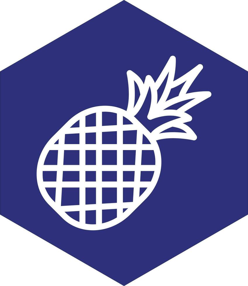 Pineapples Vector Icon Design