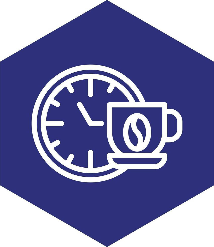 Coffee Time Vector Icon Design