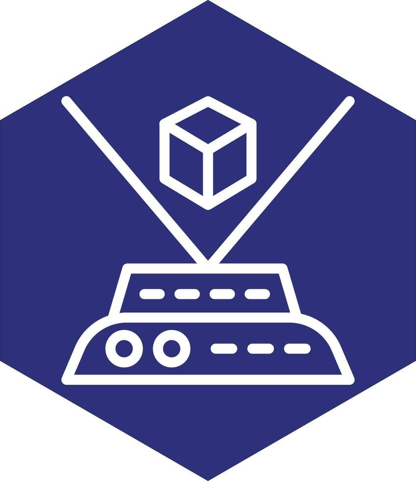 Holographic Vector Icon Design