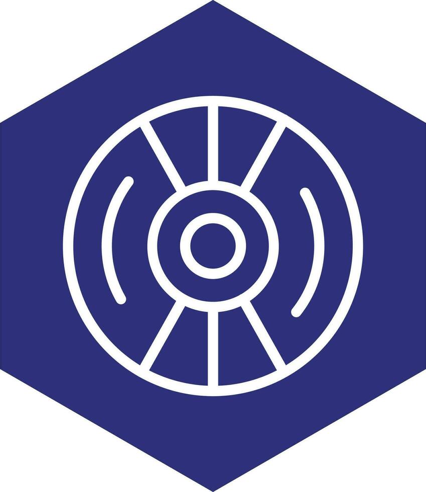 Compact Disk Vector Icon Design