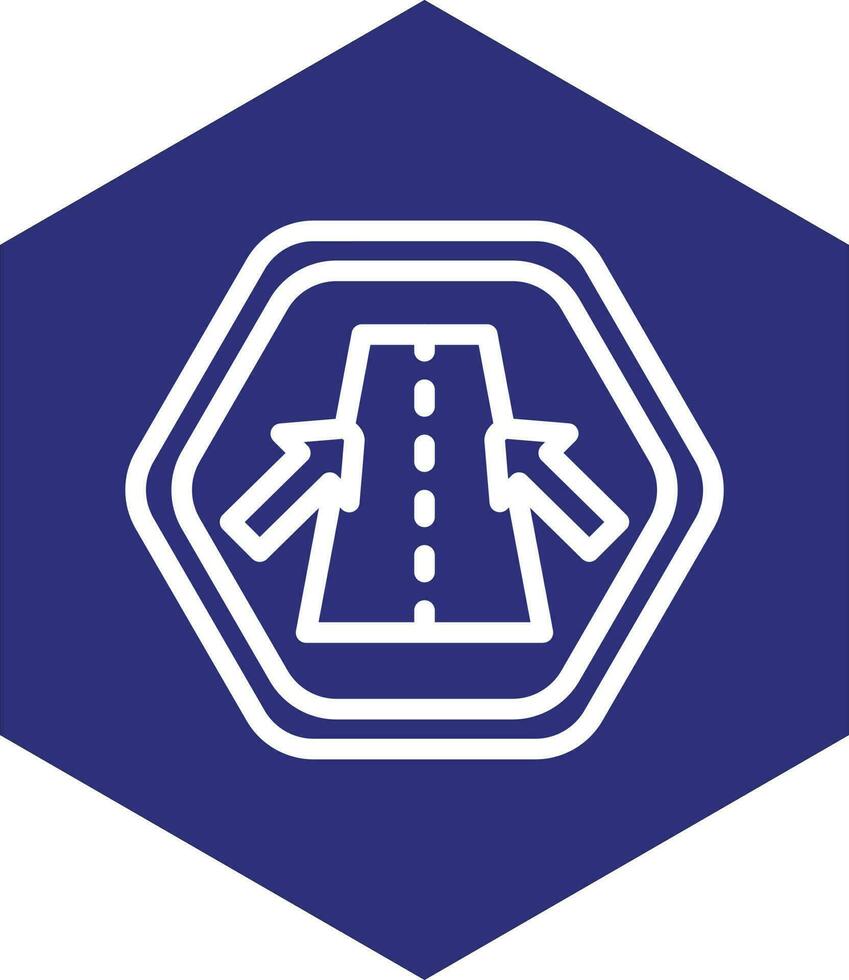 Keep In Lane Vector Icon Design