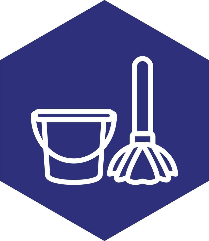 Mop Vector Icon Design