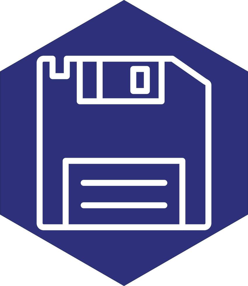 Floppy Disk Vector Icon Design