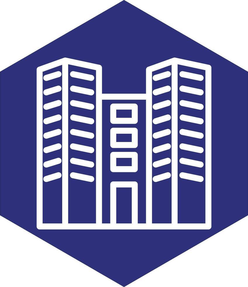 Office Building Vector Icon Design