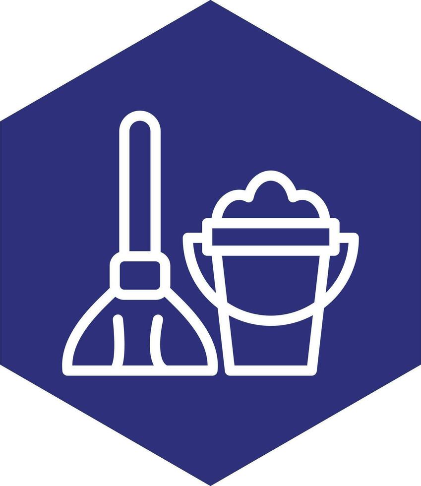 Mop Vector Icon Design