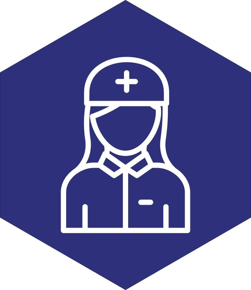 Nurse Vector Icon Design