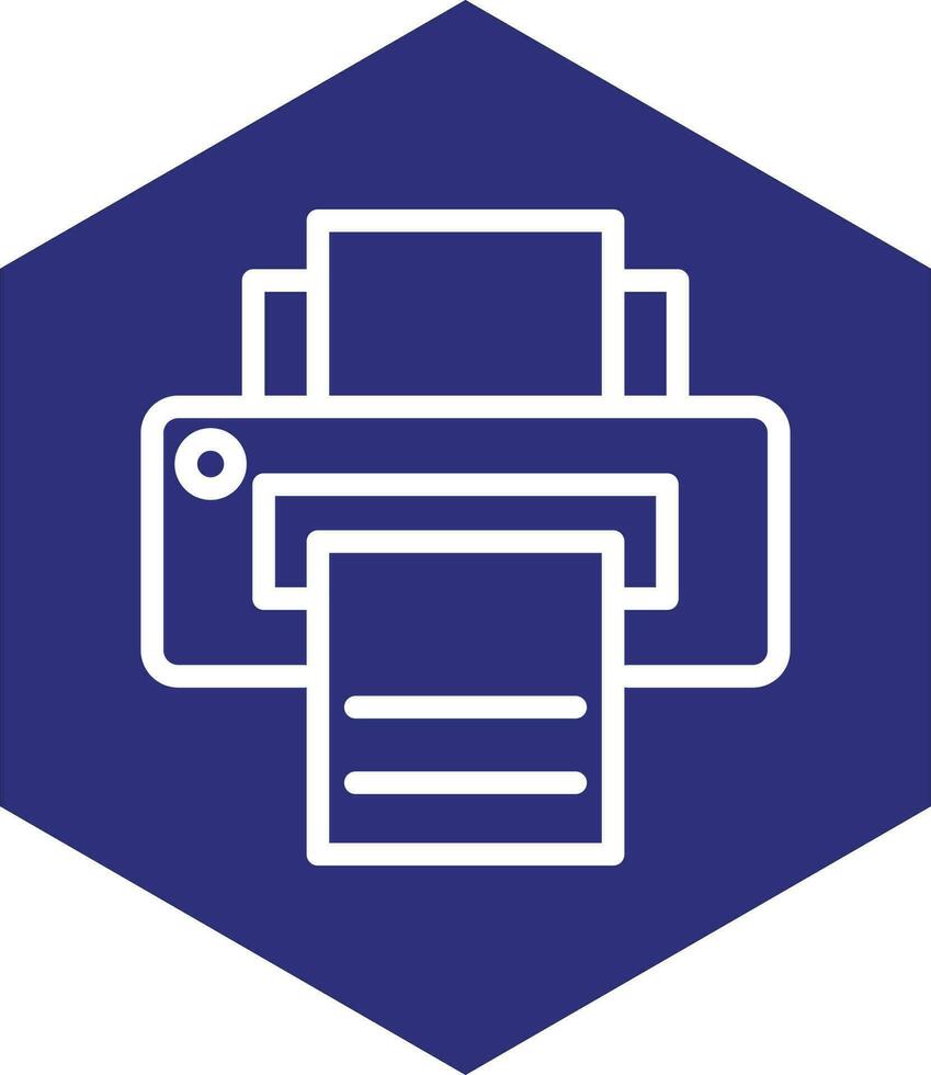 Printer Vector Icon Design