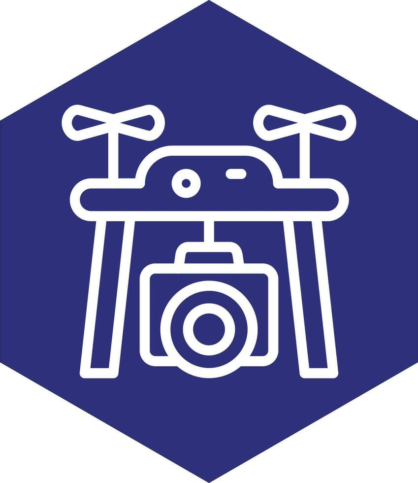 Drone Camera Vector Icon Design