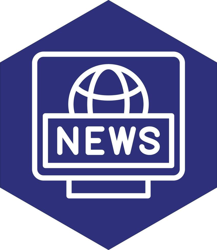 Breaking News Vector Icon Design