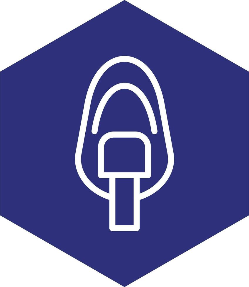 Oxygen Mask Vector Icon Design