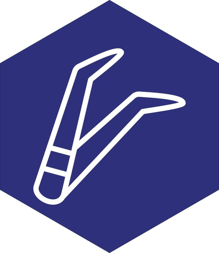 Tweezers Vector Icon Design