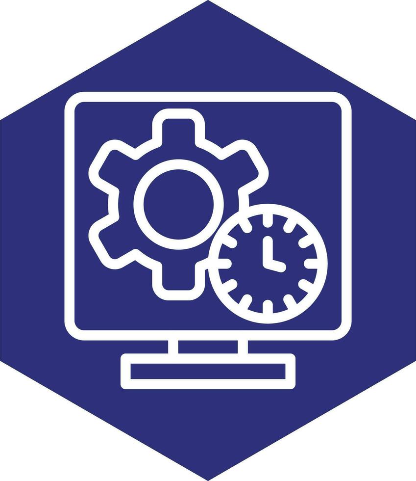 Monitor Vector Icon Design