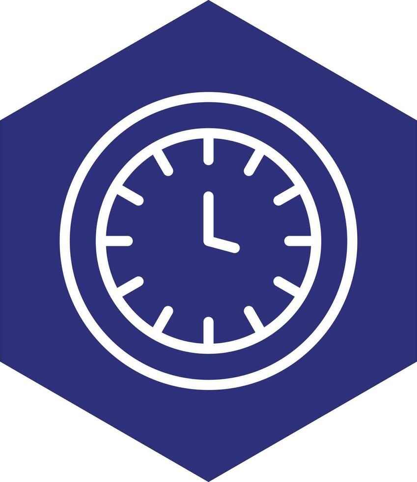 diseño de icono de vector de reloj de pared