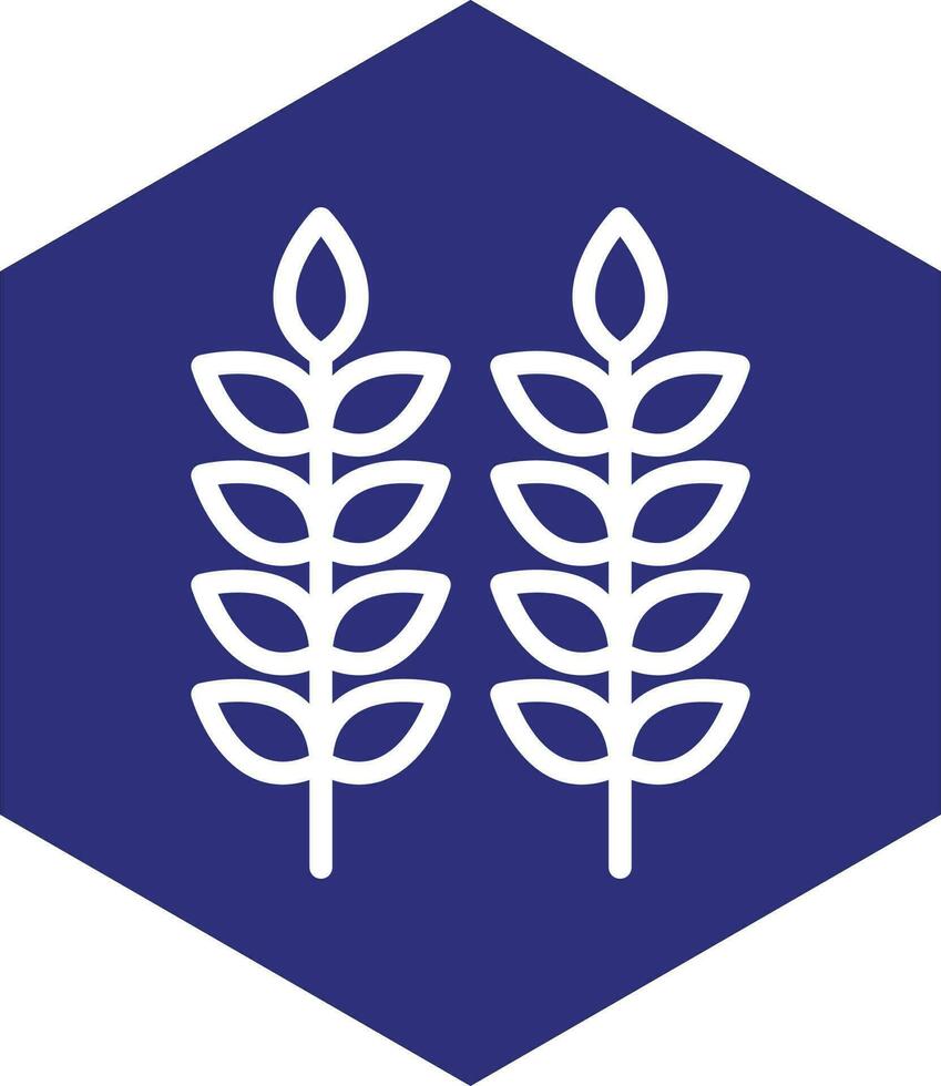 Wheat Plantation Vector Icon Design