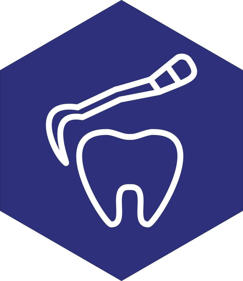 Tooth Scaling Vector Icon Design