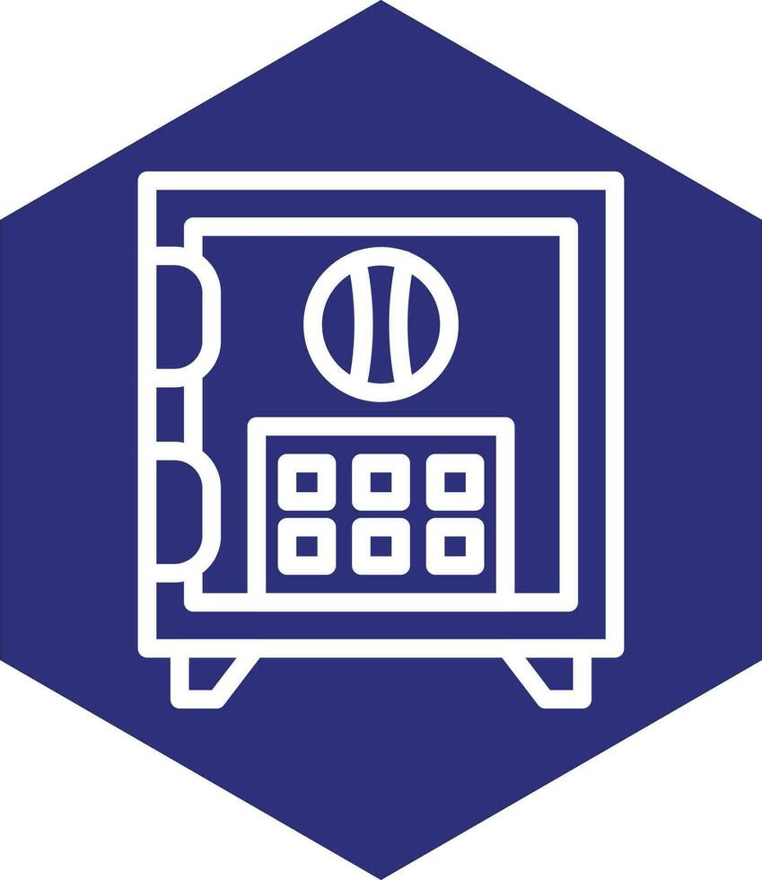 Safe Box Vector Icon Design